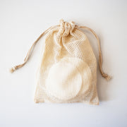 Wash mesh bag for reusable cotton pads.